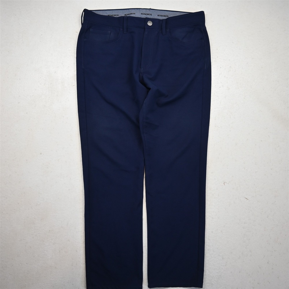 Bonobos 35x30 Navy Blue 5 Pocket Straight Golf Dress Mens Pants